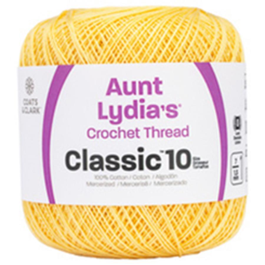 Aunt lydia's Classic Crochet Thread Maize Size #10