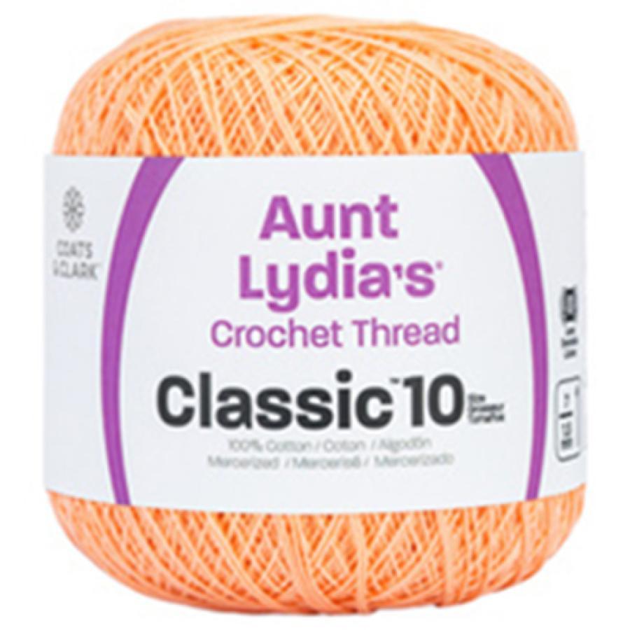 Aunt Lydia's Classic Crochet Thread Light Peach Size #10
