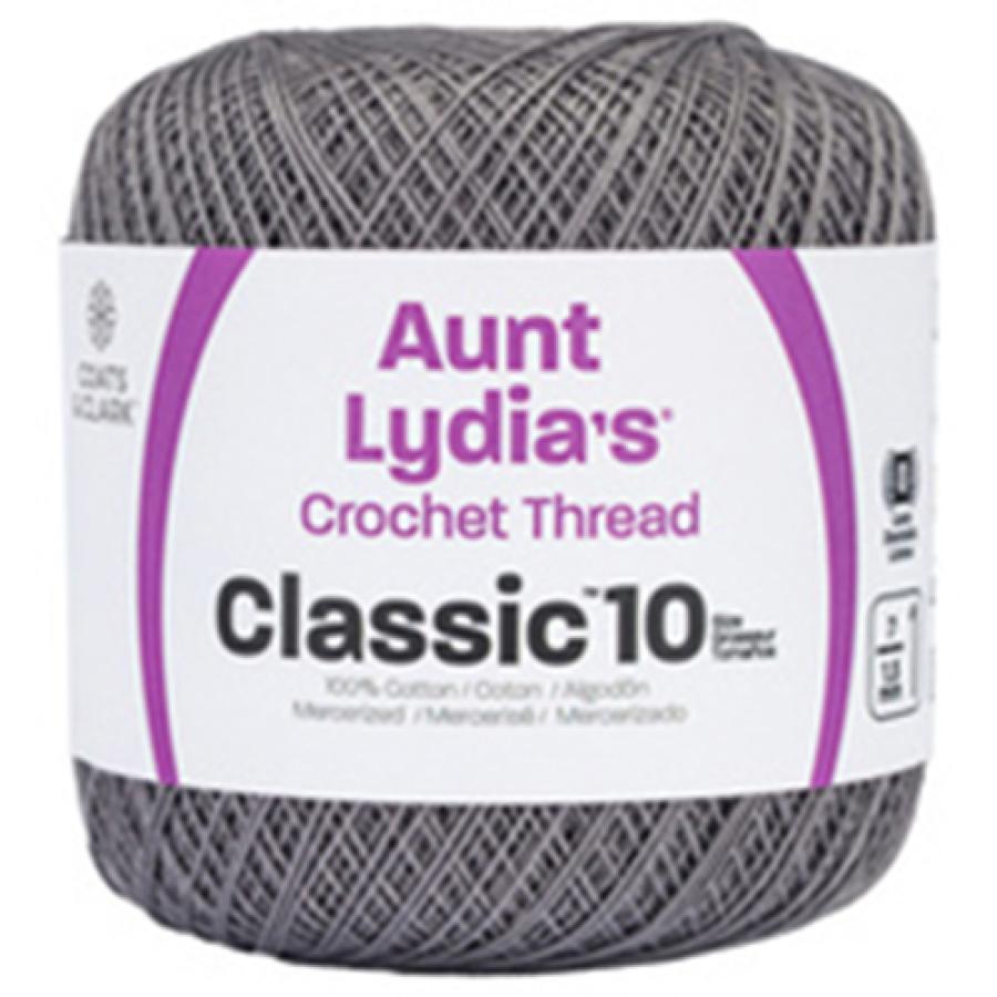 Aunt Lydia's Classic Crochet Thread Stone Size #10