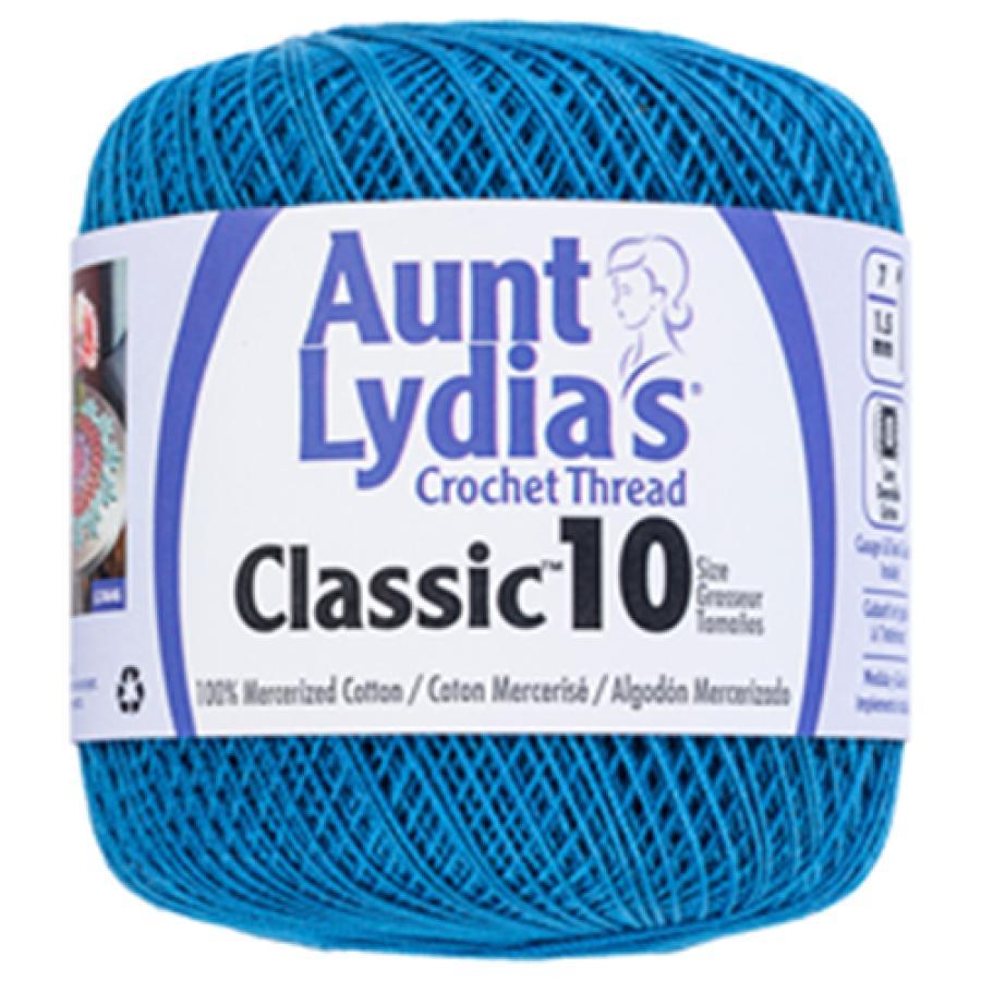 Aunt Lydia's Classic Crochet Thread Blue Hawaii Size #10