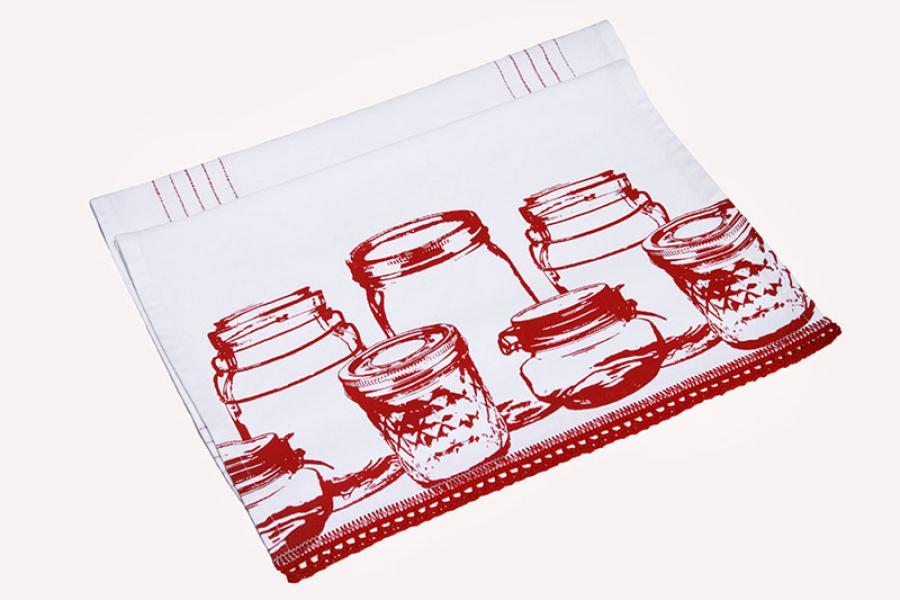 Burgundy Canning Tea Towel Gift Set