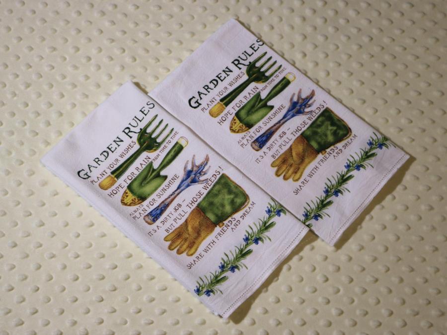 Garden Rules 2 Piece Tea Towel Kit