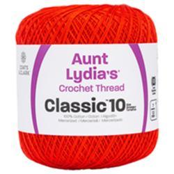 Aunt Lydia's Classic Crochet Thread Tomato Size #10