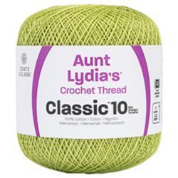 Aunt lydia's Classic Crochet Thread Wasabi Size #10