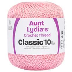 Aunt Lydia's Classic Crochet Thread Orchid Pink Size #10