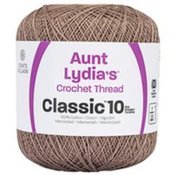 Aunt Lydia's Classic Crochet Thread Taupe Clair Size #10