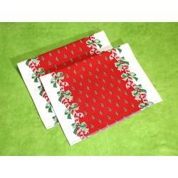 Candy Canes Red (2) Piece Tea Towel Kit