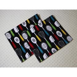 Cooking Utensils 2 Piece Tea Towel Kit