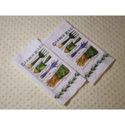 Garden Rules 2 Piece Tea Towel Kit