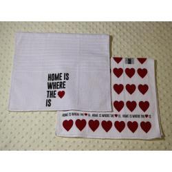 Home Is Where The Heart Is (2) Piece Tea Towel Kit