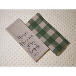 Home Where Our Story Begins (2) Piece Tea Towel Kit