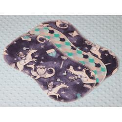 Knights And Dragons Hemstitched Flannel (3) Piece Burp Cloths Kit