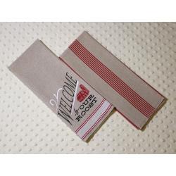 Welcome To Our Roost (2) Piece Tea Towel Kit